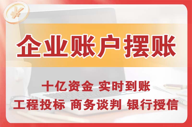 盘州企业账户摆账